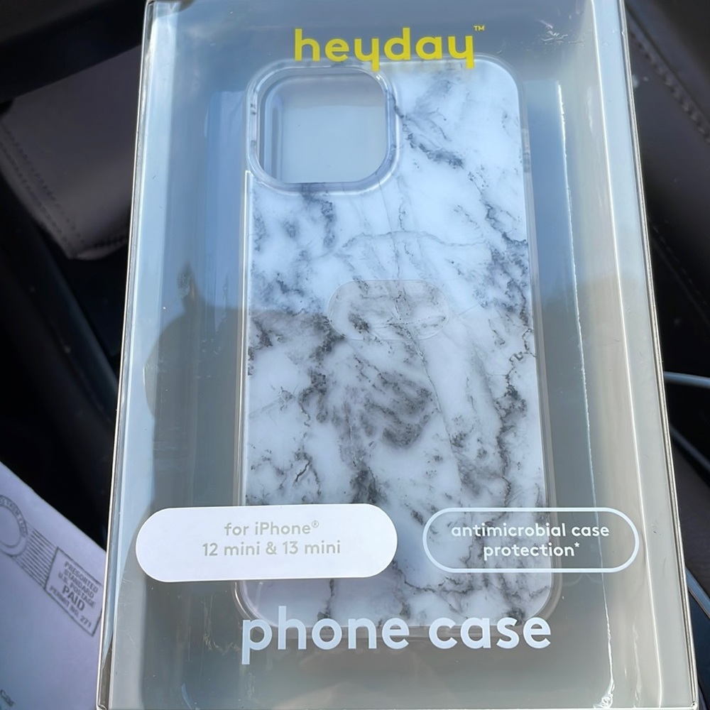 Heyday iPhone 12 mini & 13 mini marble case